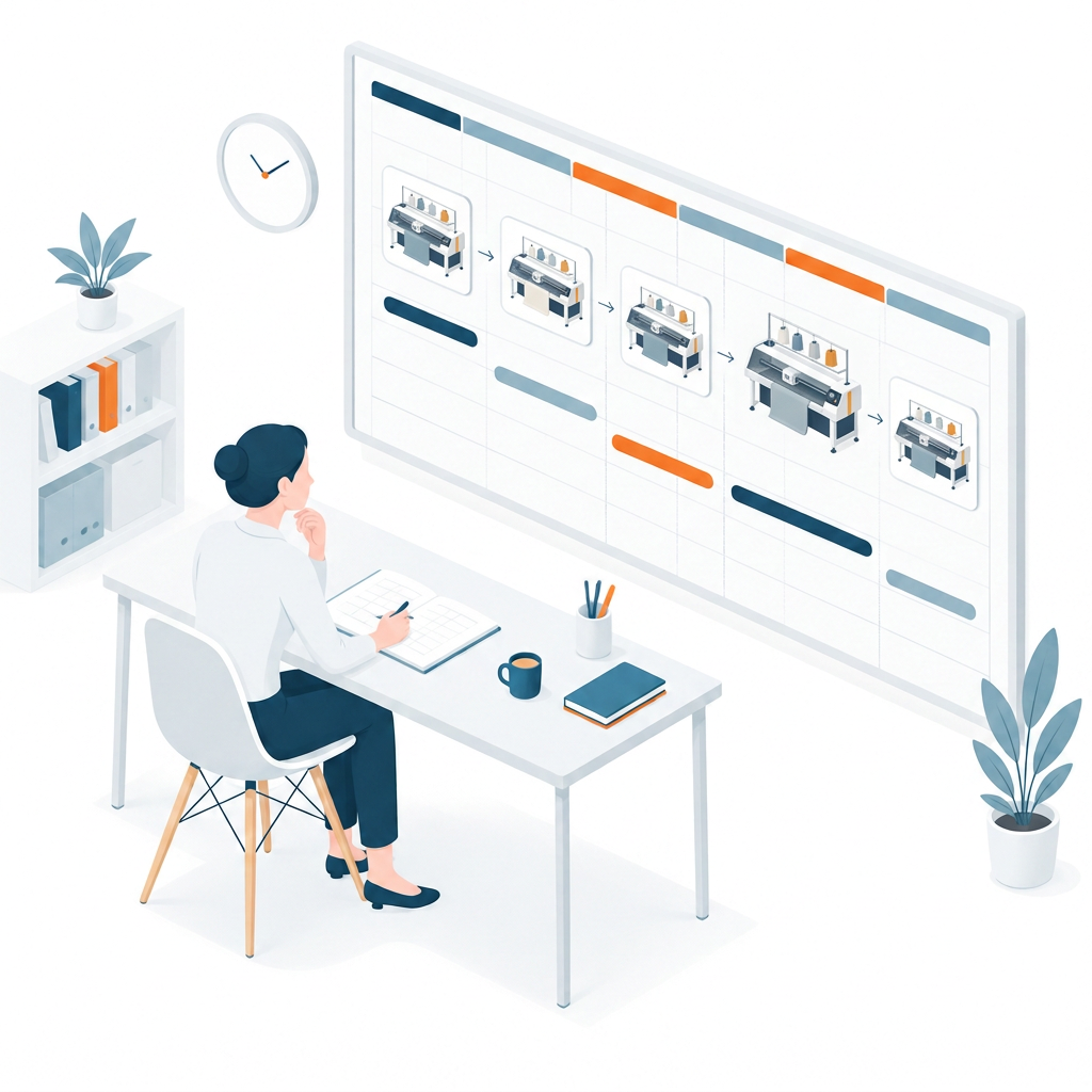 Illustrazione dello step 02: Schedulazione